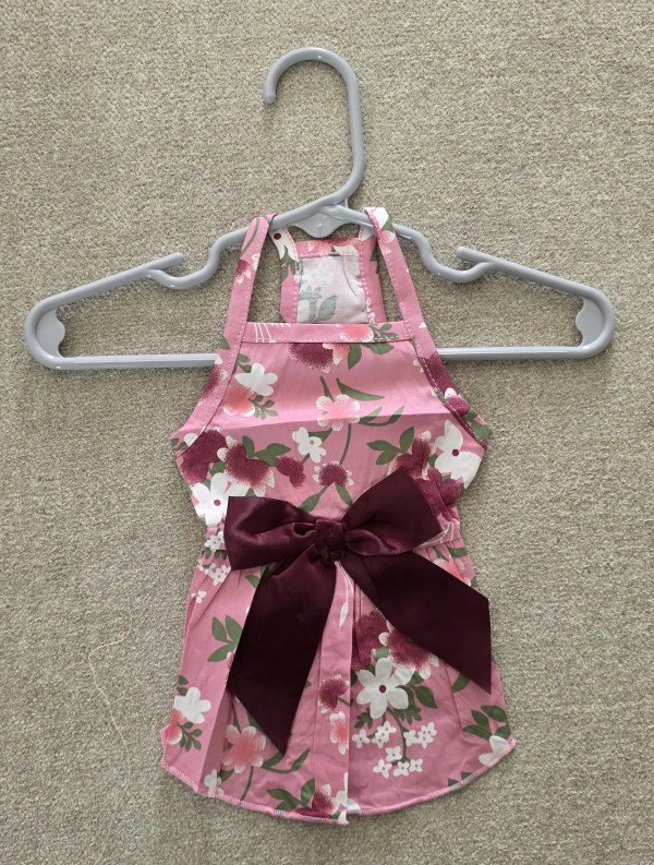 Floral Bowknot Puppy Dress