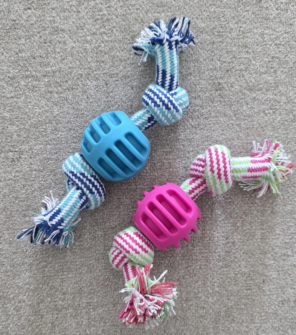 Rubber Ball Rope Toy