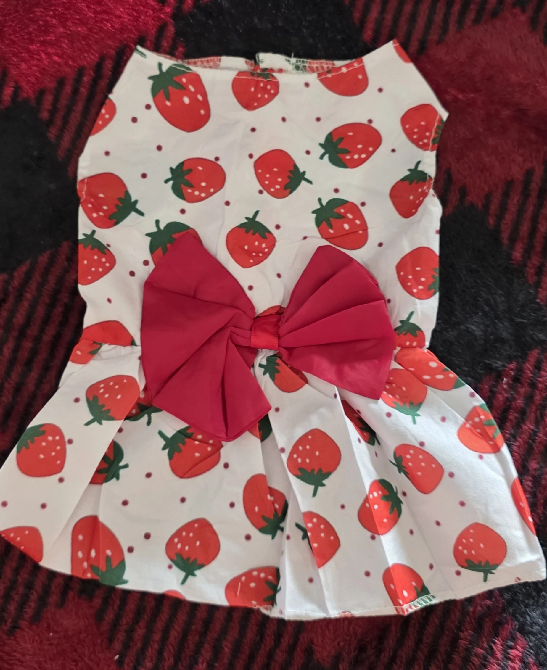 Floral Bowknot Puppy Dress 2 - Image 6